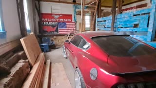 PLAYIN HANGIN OUT IN MY GARAGE W MY MUSTANG