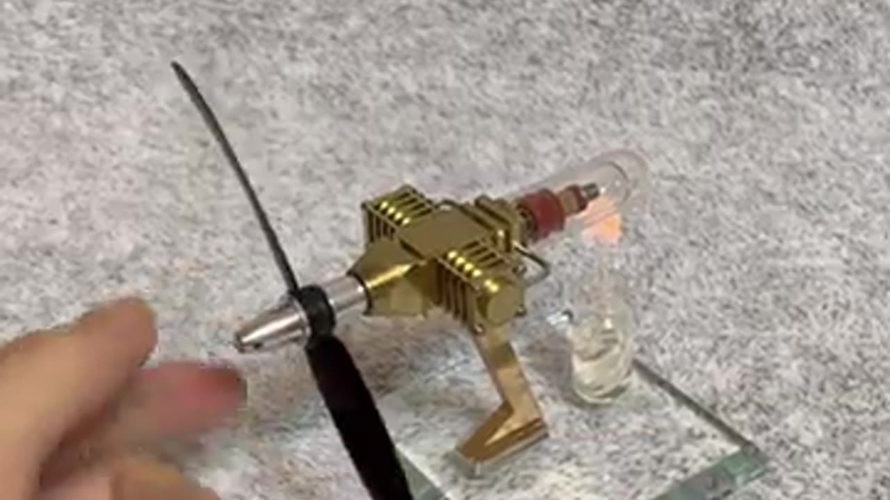 NikolaToy™ Mini Aircraft model Stirling engine model