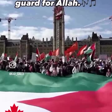 THIS IS IN CANADA🇨🇦 ON CANADA DAY 🇨🇦‼️NOT ONE CANADA 🇨🇦FLAG SEEN‼️🤬🤬🤬