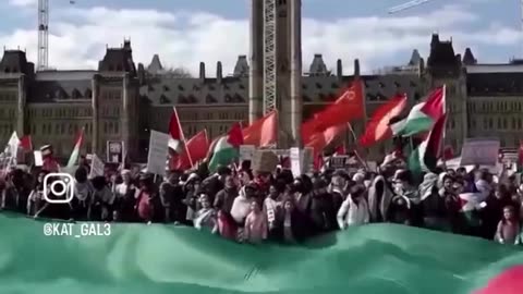 THIS IS IN CANADA🇨🇦 ON CANADA DAY 🇨🇦‼️NOT ONE CANADA 🇨🇦FLAG SEEN‼️🤬🤬🤬