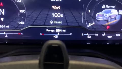 2023 GMC Yukon Denali Ultimate - Oil Life Reset