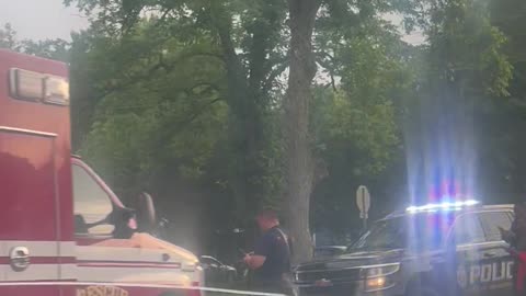 Police presence in Ridgecrest