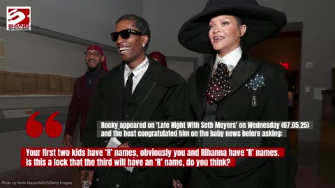 ASAP Rocky offers baby name hint