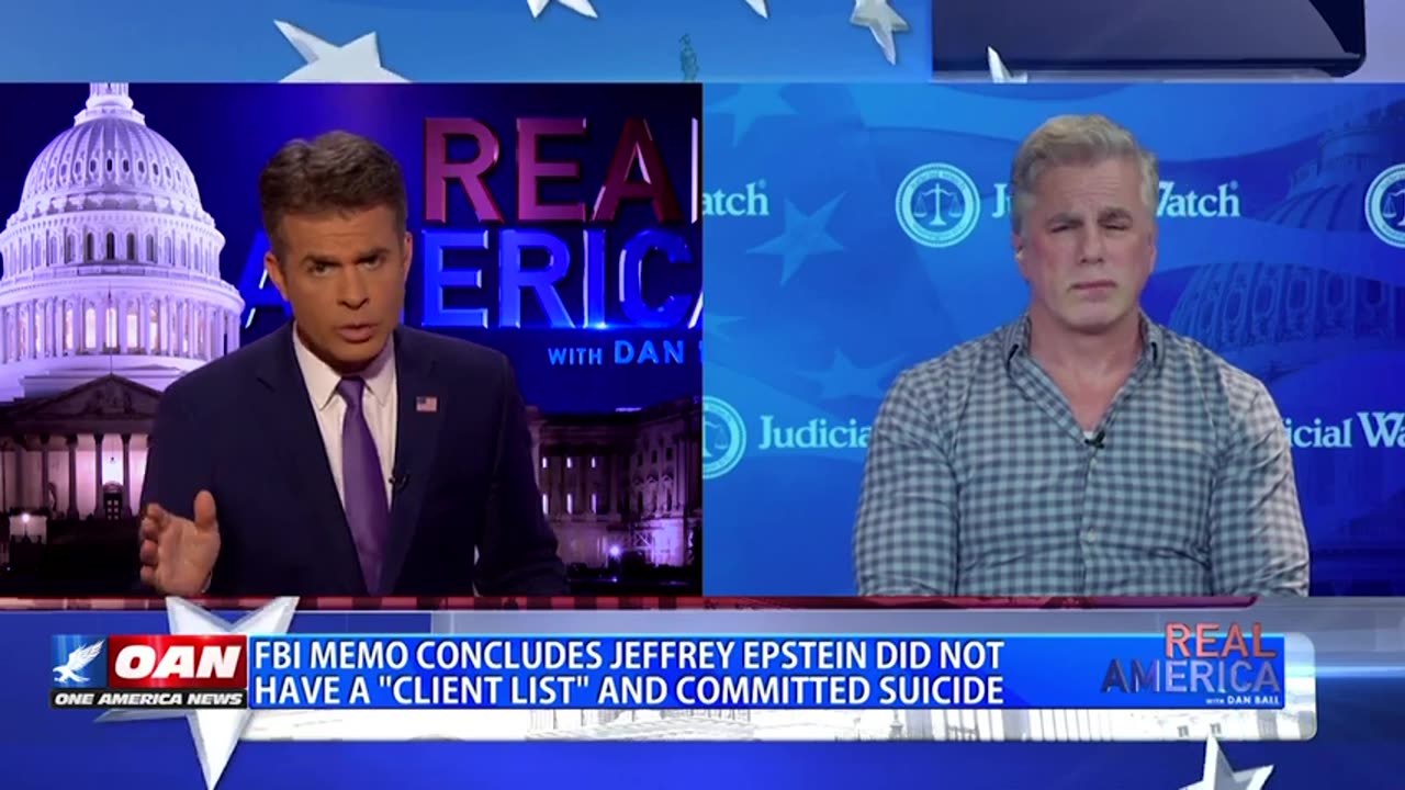 Judicial Watch - FITTON: Here's How to Solve the Epstein Mess!
