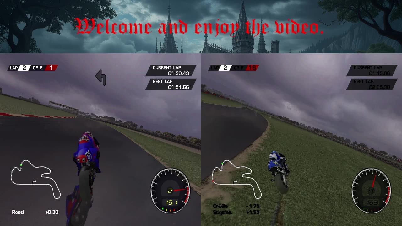 MotoGP (2002) HULT vs GZ gameplay part 11