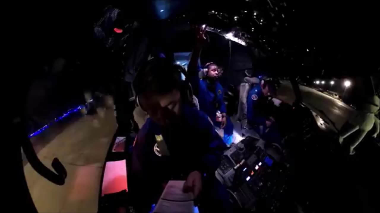 flying into a hurricane!