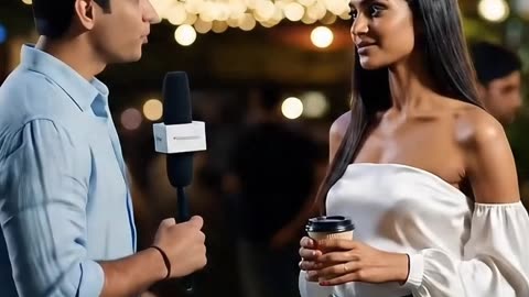 Would You Date a Broke Guy?” 😳 Her Savage Reply Shocks the Interviewer! #Shorts