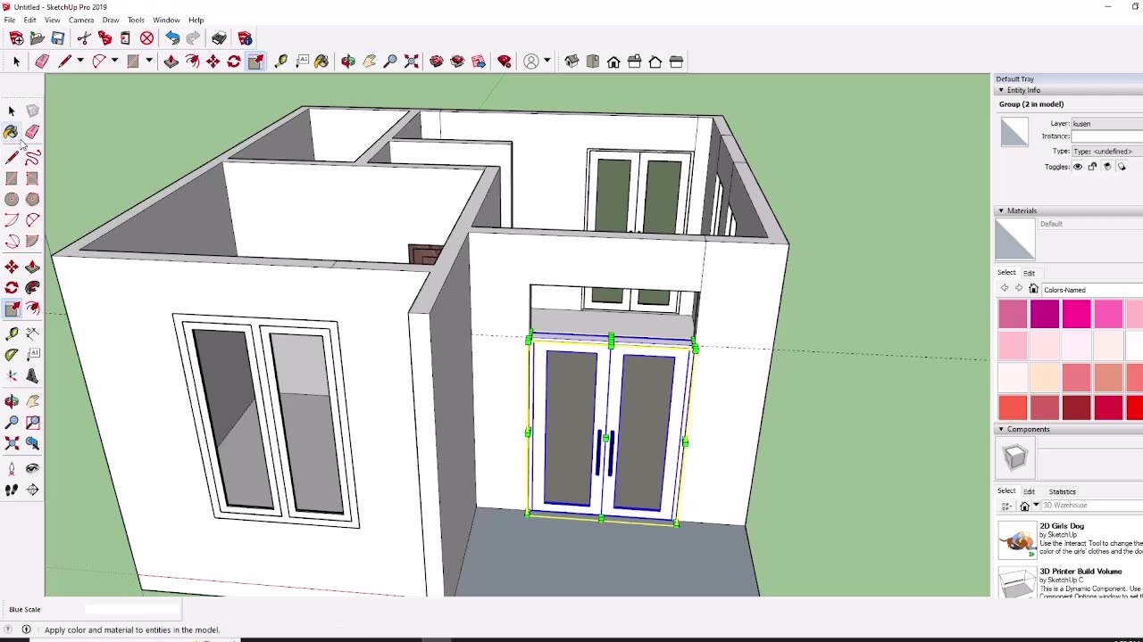 tutorial design house size 6 x 6 meters 20