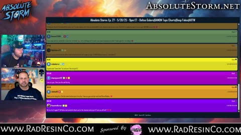 Absolute Storm: Ep. 27 - 5/20/25 - 9pm ET - Deltas Galore|QANON Tops Charts|Deep Fakes|AOTW