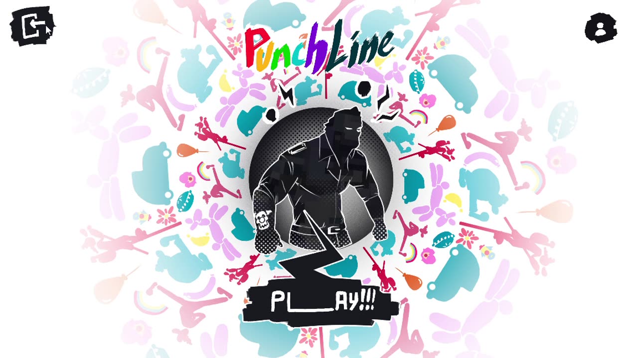 Punchline - Playthrough Walkthrough Longplay Clown beat em up