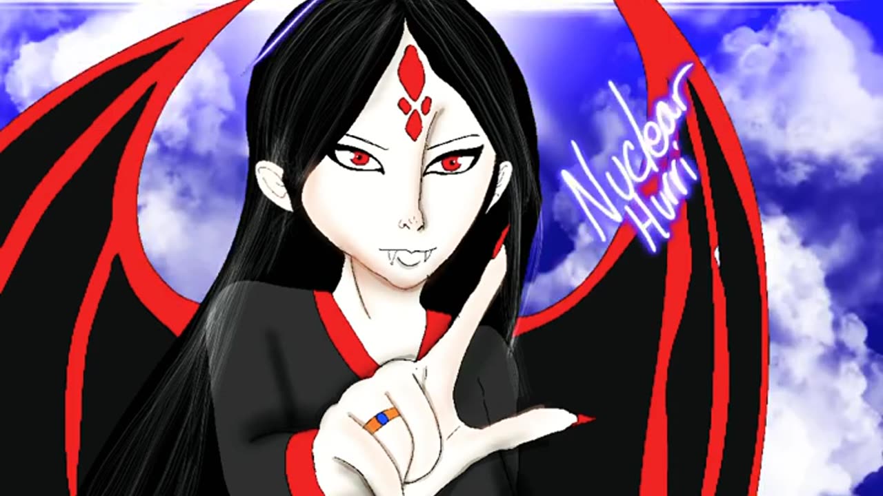 Oc speedpaint nuclear the vampire god