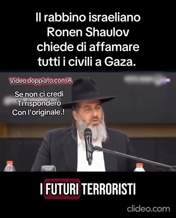 Tutta Gaza e ogni bambino di Gaza dovrebbero morire di fame.