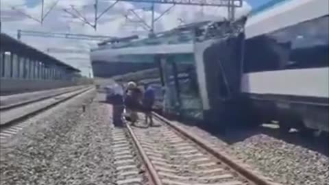 Se descarrila el Tren Maya en México