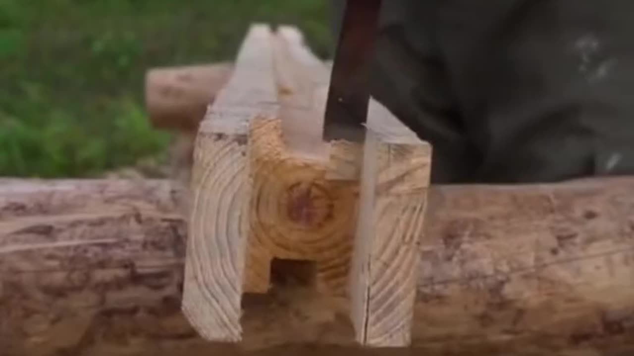 Luxurious house making with wood and mud in a unique style for survival