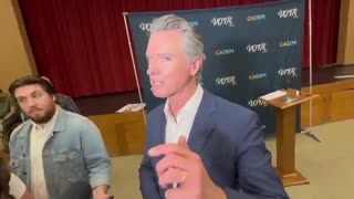 What Drugs Are Gavin Newsom Using During This Interview?