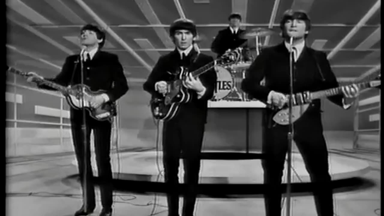 The Beatles - I Want To Hold Your Hand - Performed Live On The Ed Sullivan Show 2/9/64