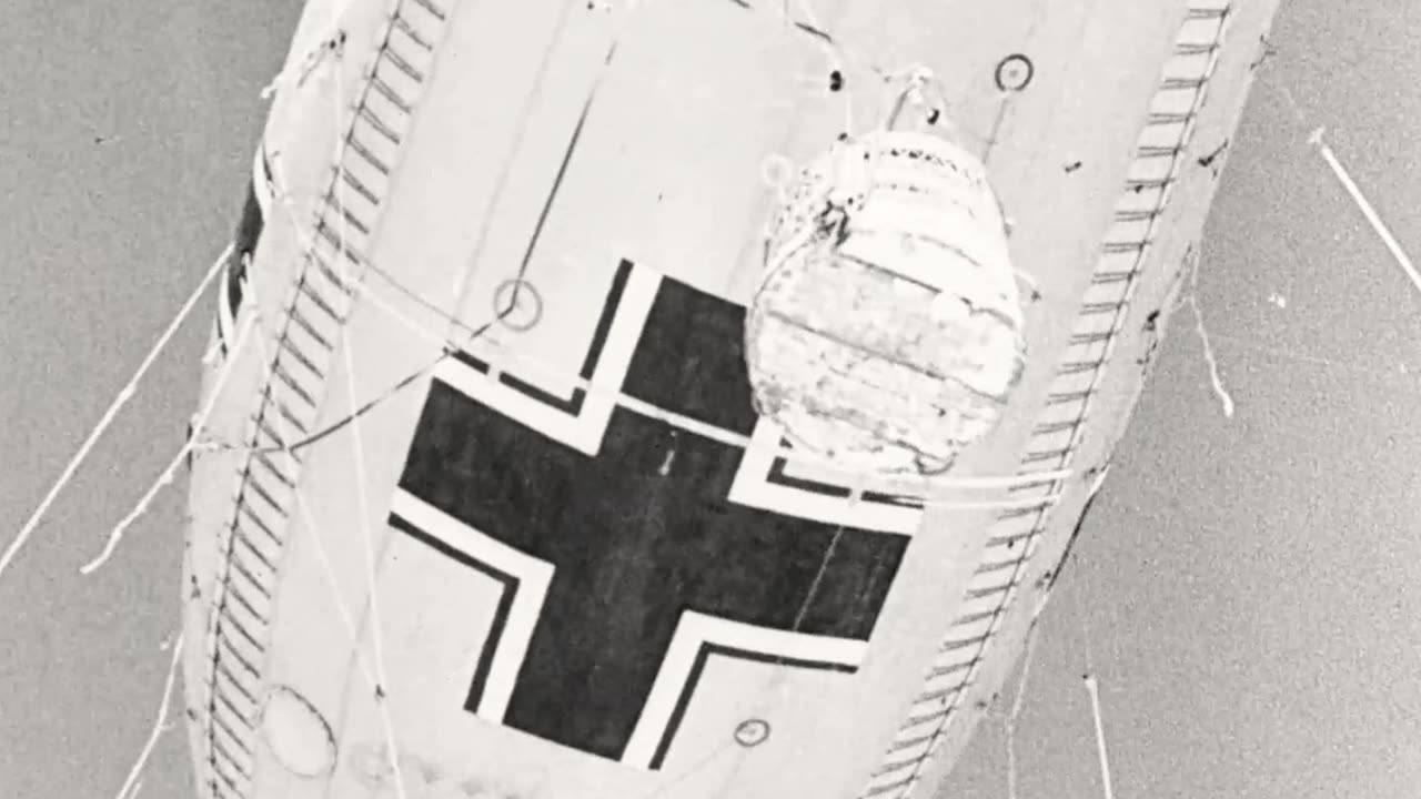 Artillery observation balloon deployed by German forces on the Eastern Front in March 1944