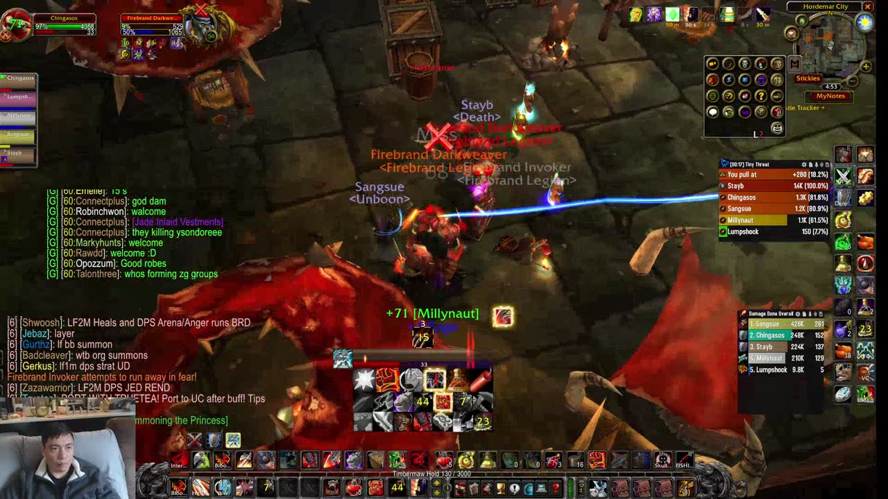 LBRS, LET'S GO! LVL60 WARRIOR | HARDCORE WoW