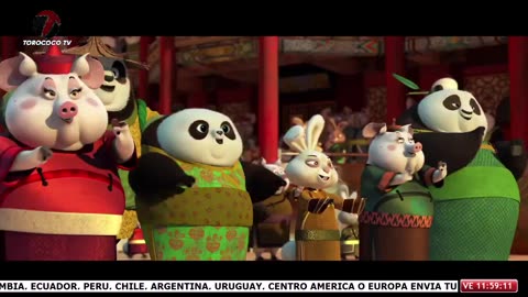[Clip] Kung Fu Panda 3 | Po se reencuentran con Oogway | Torococo TV (Venezuela 🇻🇪) (07/01/2026)