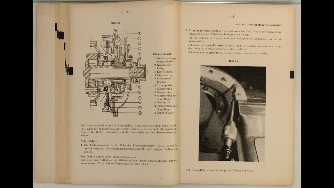 Panther Engine repair instructions for tank technicians