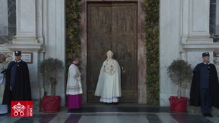 GIUBILEO 2025 Chiusura Porta Santa della Basilica di San Paolo fuori le mura.la chiusura delle Porte Sante del Giubileo 2025 del cattolicesimo romano pagano dello Stato idolatra del Vaticano che si concluderà il 6 gennaio 2026