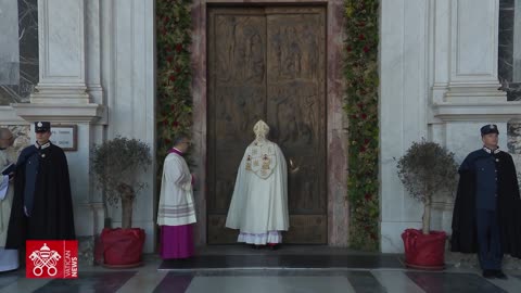 GIUBILEO 2025 Chiusura Porta Santa della Basilica di San Paolo fuori le mura.la chiusura delle Porte Sante del Giubileo 2025 del cattolicesimo romano pagano dello Stato idolatra del Vaticano che si concluderà il 6 gennaio 2026