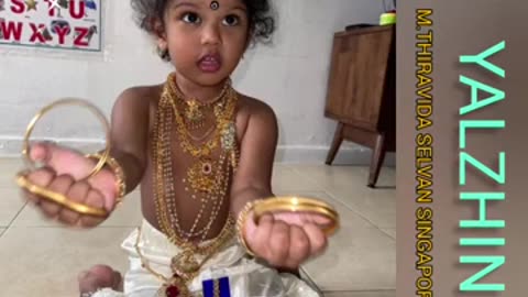 YALZHINI MY Granddaughter HAPPY BIRTHDAY BY M.THIRAVIDA SELVAN SINGAPORE