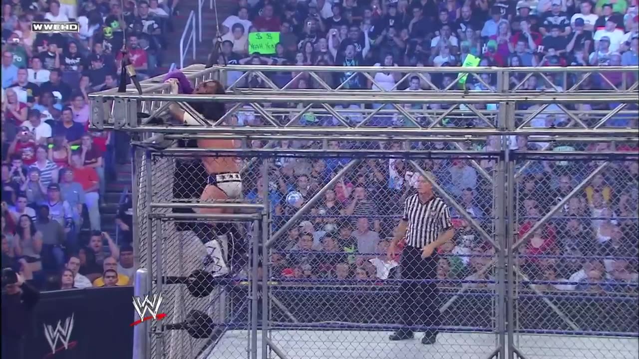 FULL MATCH_ CM Punk vs. Jeff Hardy – Loser leaves WWE Steel Cage Match_ SmackDown, Aug. 28, 2009 HD