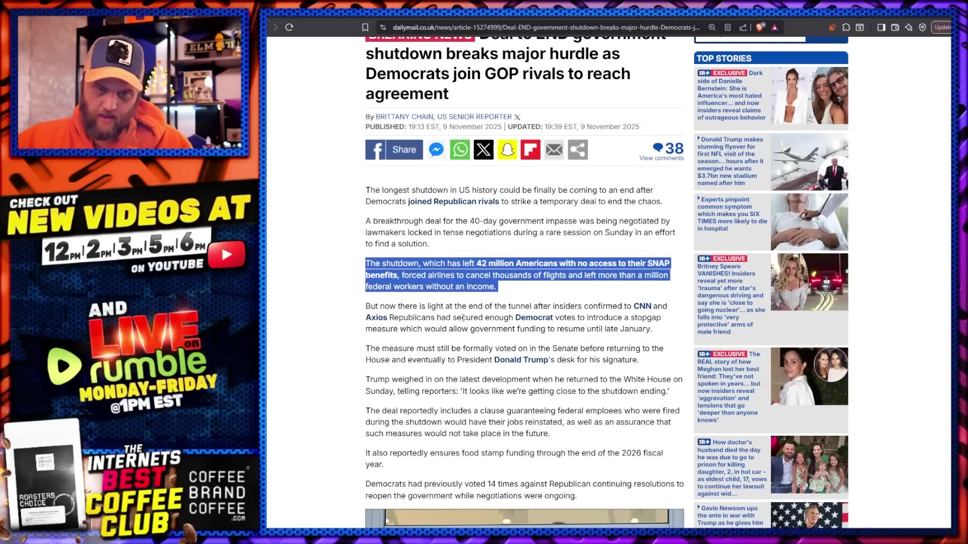 Government Shutdown Over After Democrats Cave & Woke Pundits Rage!