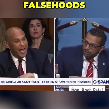 Judiciary Committee ERUPTS as Kash Patel and Cory Booker CLASH
