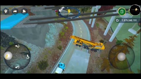 #home Crane Hanging Off the Cliff! | Roadside Recovery in Construction Simulator 4