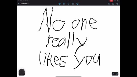 No one really likes you