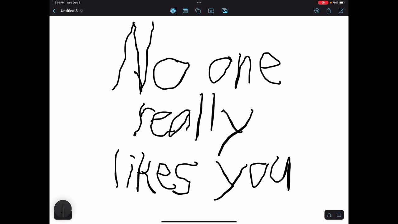 No one really likes you