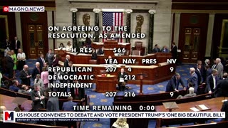 🇺🇸 US House Convenes to Debate and Vote President Trump's One Big Beautiful Bill [LIVE]