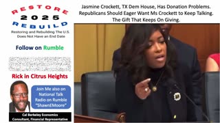 Jasmine Crockett Has Phantom Donation Issues. Trump Fans Wants Her to Keep Talking