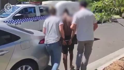 An African male, 19, has been arrested over an alleged grenade and gun attack on a western Sydney