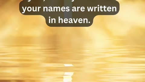 Journey of faith and spiritual growth Luke 10:20 Daily Bible Verse