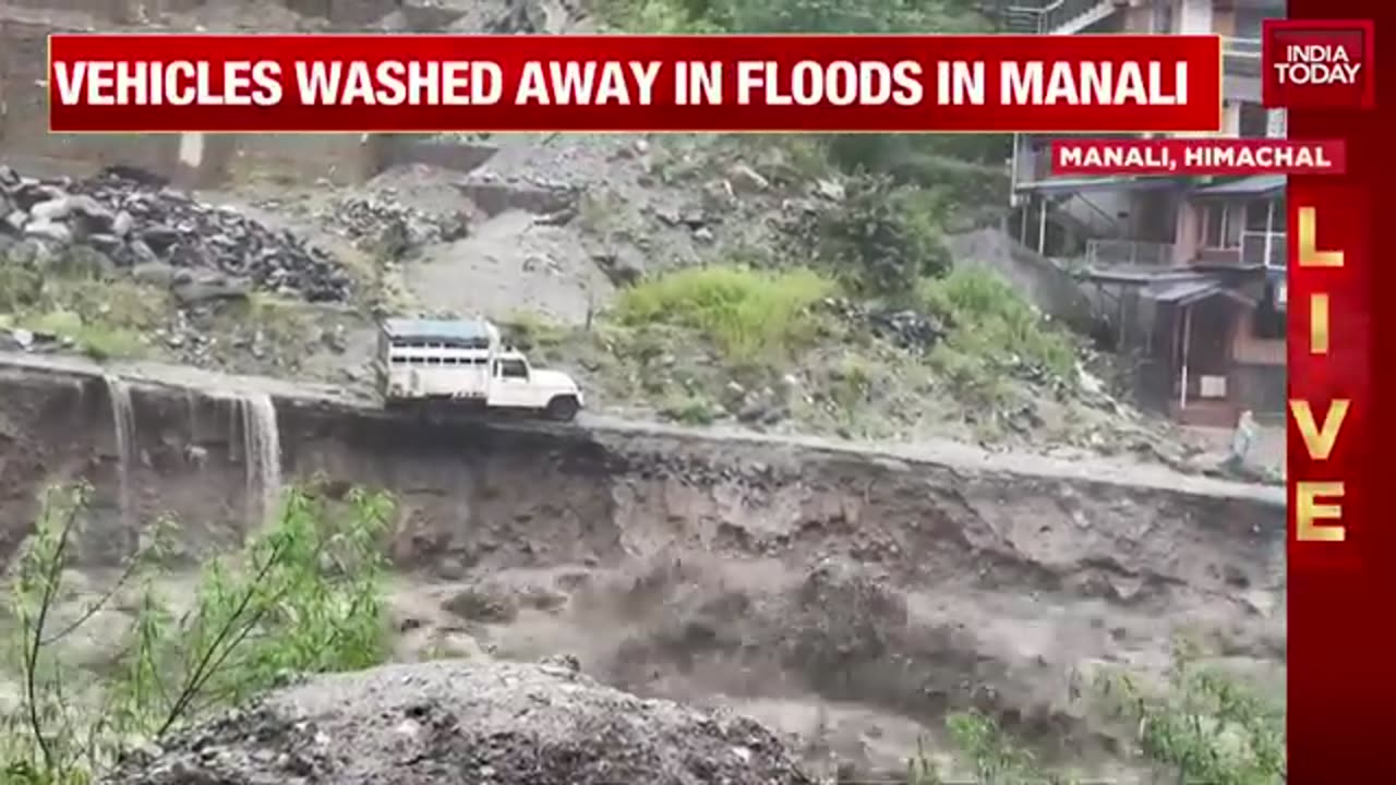 Himachal_Flood_Fury__Kullu-Manali_Highway_Washed_Away,_Punjab_On_Alert___India_today