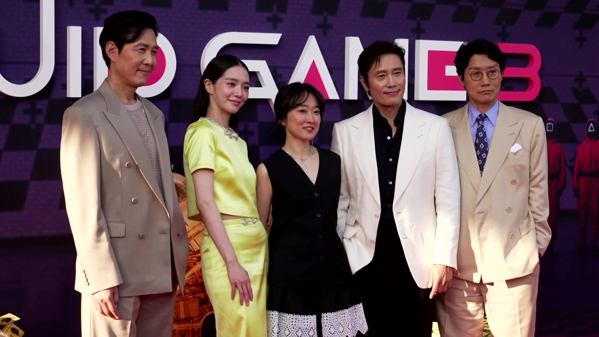 Squid Game stars bid farewell at premiere of third and final season