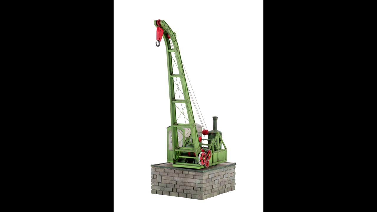 Colin the Crane Model with Five Faces and CGI Tracker - Thomas & Friends Propstore Photos