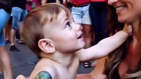 small kid shocks the whole crowd