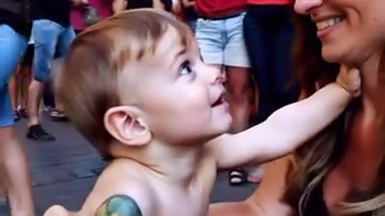 small kid shocks the whole crowd