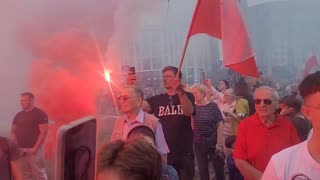 "W" Hour in Warsaw. A tribute to the heroes of the 2025 Warsaw Uprising
