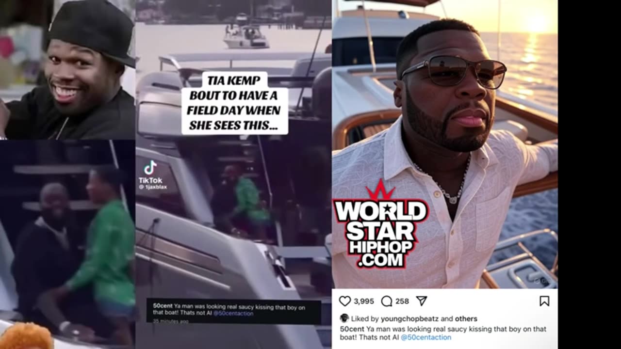 50 Cent Goes At Rick Ross.. Reacts To Rozay Allegedly Being Caught Hugging & Kissing A Man
