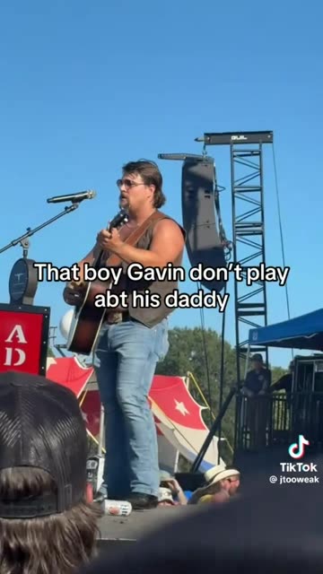 that boy Gavin don't play about his daddy