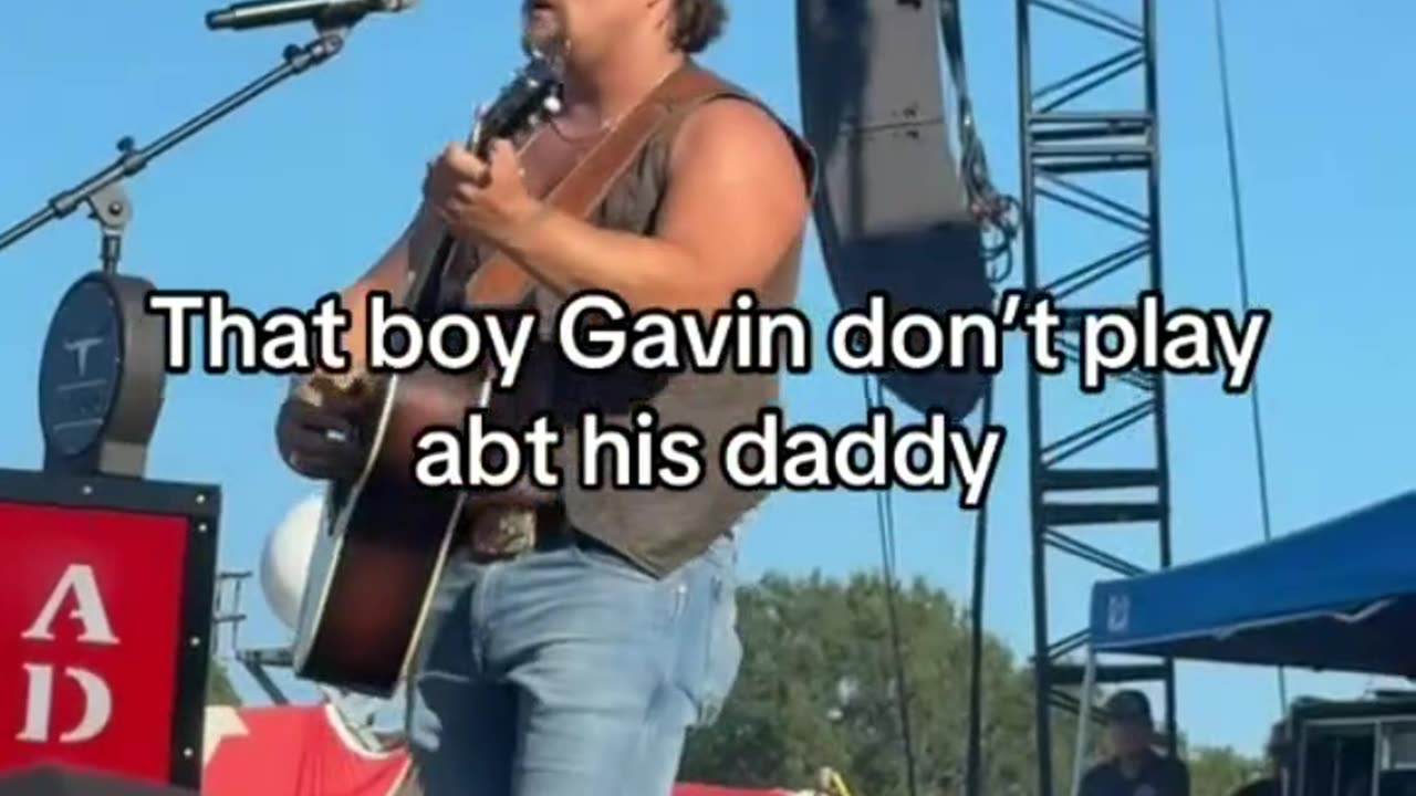 that boy Gavin don't play about his daddy