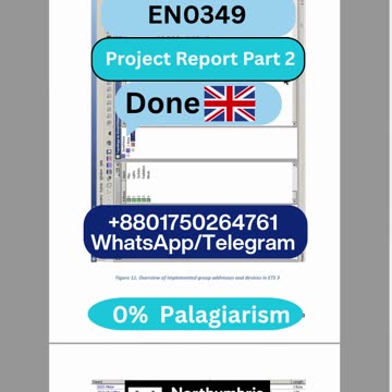 Student Work (Report) | EN0349 Project Part 2 - KNX Data Logging Output | Northumbria University
