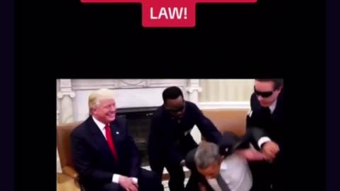 Trump posted a video showing Obama being taken away in handcuffs.