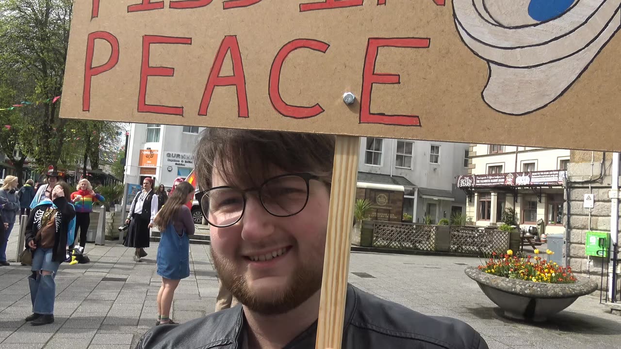 Falmouth Pride Cornwall LGBTQIA 2025 the parade and Mayor's speech 26th April 2025. PT1