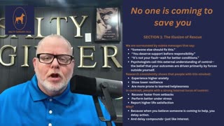 No One Is Coming to Save You